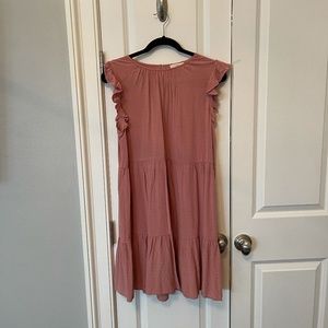 LOFT Dusty Rose Dress